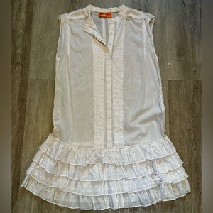 urban behavior Cotton Dress With Frills White Size Med